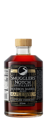Bourbon Barrel Aged Maple Syrup 375mL (Short Bottle)