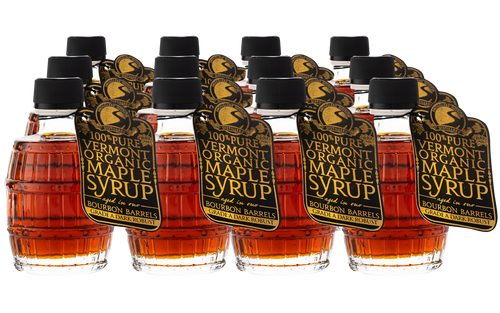 Bourbon-Barrel Aged Maple Syrup 12-Pack of 100mL Bottles