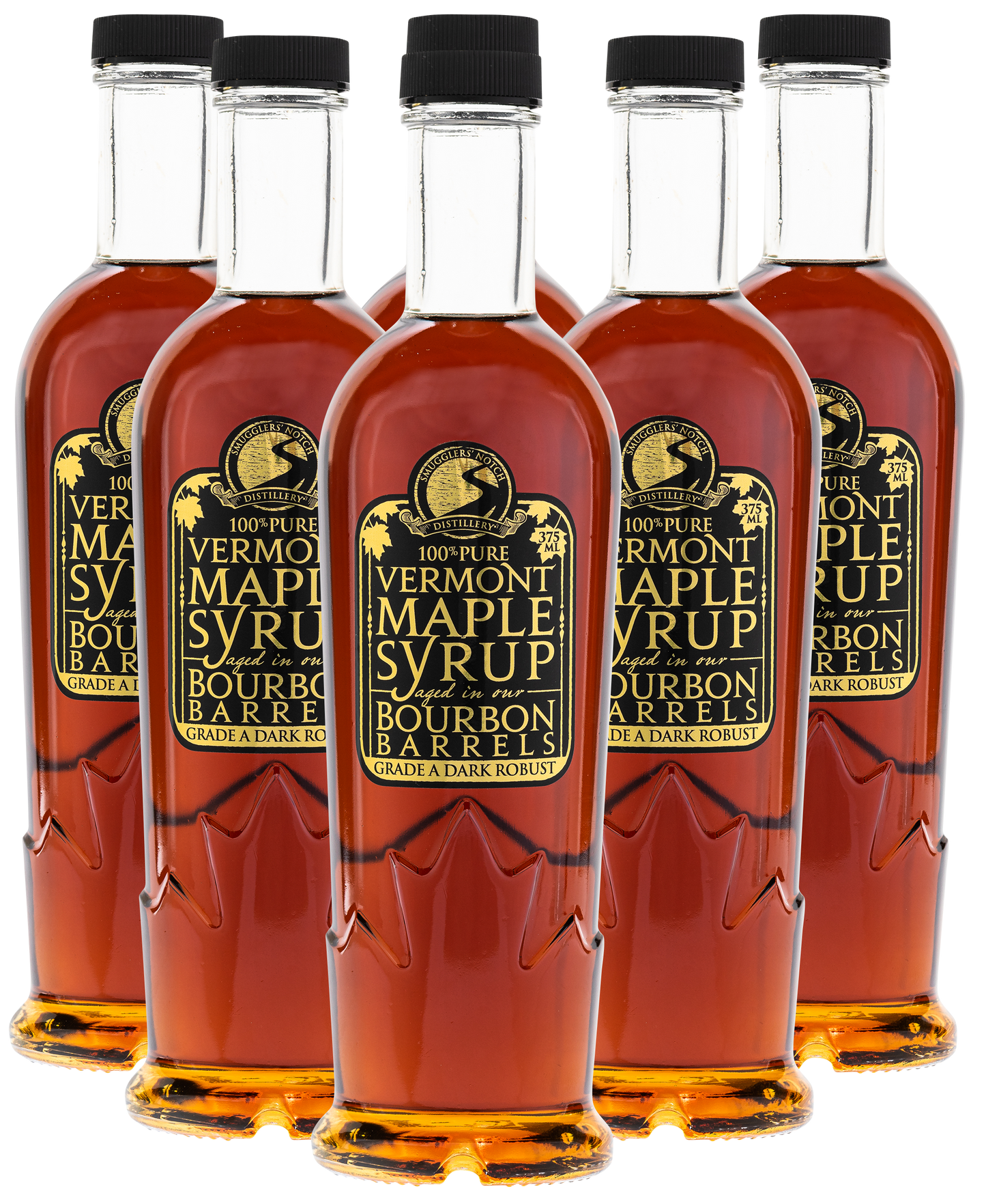 Six-Pack of 375mL Bourbon Barrel Aged Maple Syrup